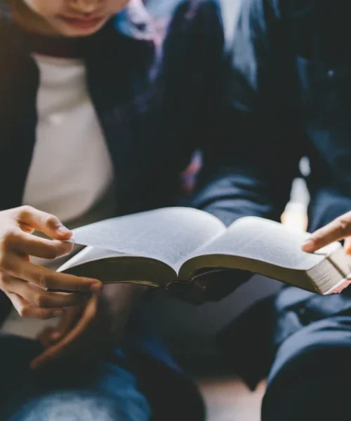 Two-People-Studying-Bible